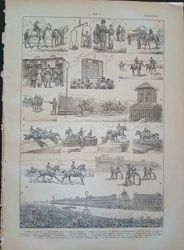 Ancienne planche papier
