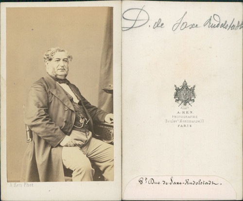 Grand duc saxe rudolstadt - duc, de