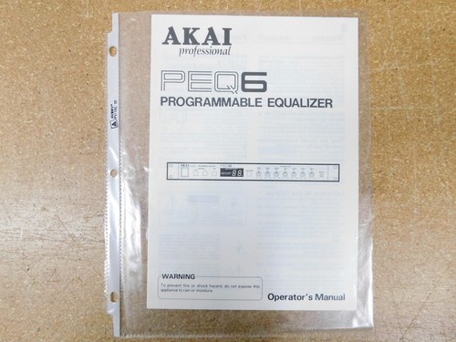 Akai peq6 programmable - akai,