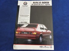 publicité automobile alfa romeo 33 boxer 1986