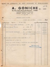 1947 DEPOT DE FABRIQUES DE