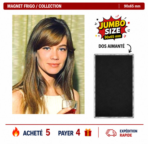 Magnet frigo francoise hardy - francoise,