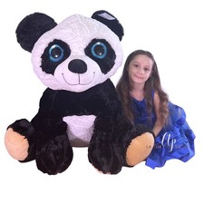 Panda Bébé Géant Peluche 90cm Assis Plush Doux Grande Taille XXXL