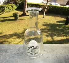 Ancienne belle carafe publicitaire Portuna vin Quinquina Paris pastis absinthe