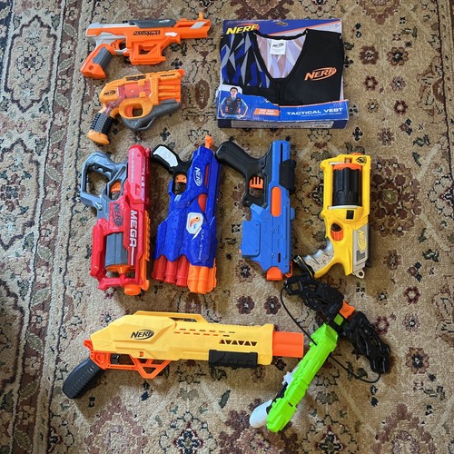 Nerf gun lot used weapons - gun,