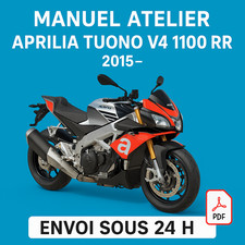 Manuel Atelier Aprilia Tuono V4 1100 RR 2015 Revue Technique Moto RMT CD PDF