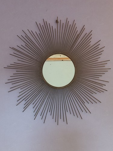 Ancien miroir soleil - , vintage