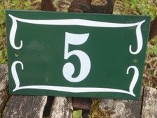 PLAQUE EMAILLEE NUMERO DE RUE