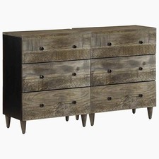 Buffets 2 pcs gris clair