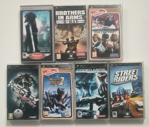 Lot jeux psp testés - jeux, crisis