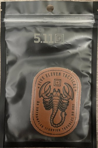 Patch cuir scorpion - cuir,