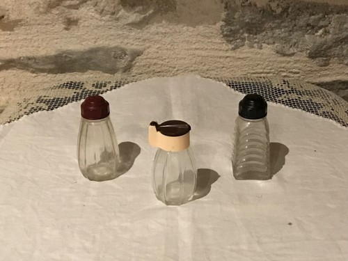 Lot salières en verre - salières,
