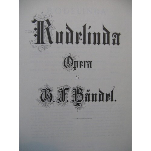 Haendel rodelinda opéra - g., f.