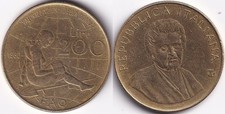 200 Lires 1980 Italie Italia FAO / Maria Montessori