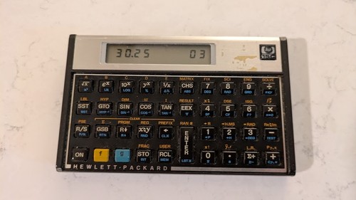 Vintage hewlett packard 15c - hewlett-packard, hp-15c