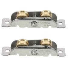  Rouleau de porte de placard, 2 pièces, rouleau de porte de Patio, poulie à 2