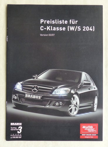 Brabus price list - , mercedes