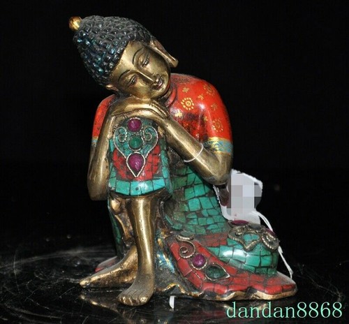 Tibetan buddhism bronze - 5.6",
