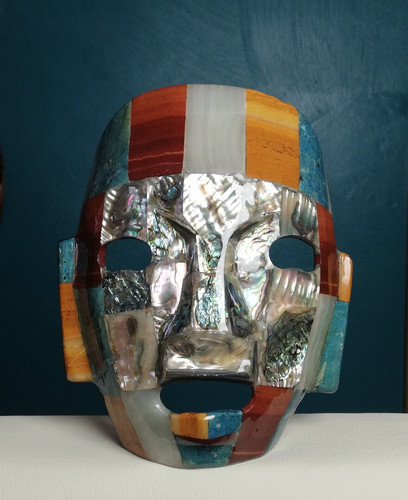 Masque ancien funéraire - masque,