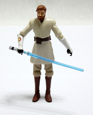 FIGURINE STAR WARS HASBRO EN LOOSE OBI WAN KENOBI 10CM LFL 2010 JEDI SABRE LASER
