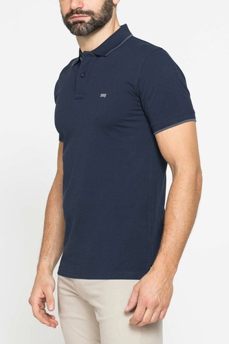 Polo homme demi - homme, demi-manche