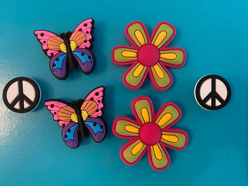 Shoe charm garden flower - shoe,