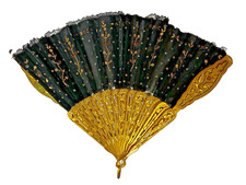 ÉVENTAIL ANCIEN MONTURE BOIS