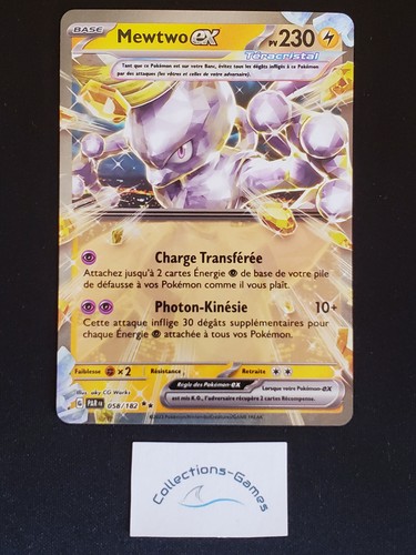 Carte pokémon mewtwo - carte, ex