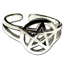 Bague pentacle orteil midi