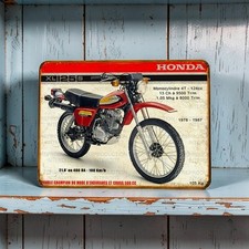 plaque métal vintage Honda