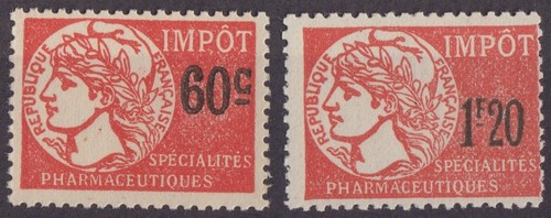 Timbres fiscaux france neufs - timbres,