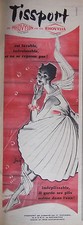 PUBLICITÉ 1957 TISSPORT EN RHOVYLON OU RHOVYLIA INFROISSABLE - ADVERTISING