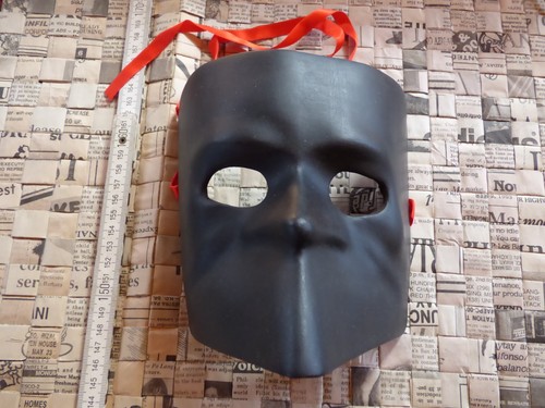 Mask bauta nero - mask, nero,