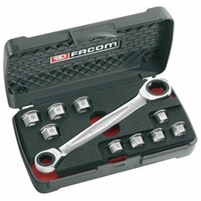 Coffret cliquet à douilles traversantes standard 1/2" 464.J1PB FACOM