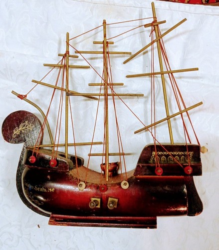 Ancienne maquette bateau - ancienne,