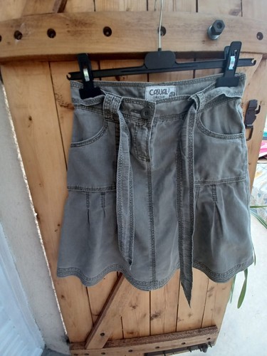 Jupe droite lin taille - jupe,