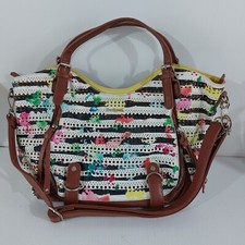 Sac fourre tout Desigual, multicolor, bon état + petite pochette avec défaut