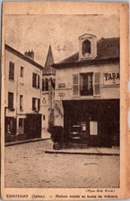 *60034 cpa Chatenay - Maison natale et buste de Voltaire