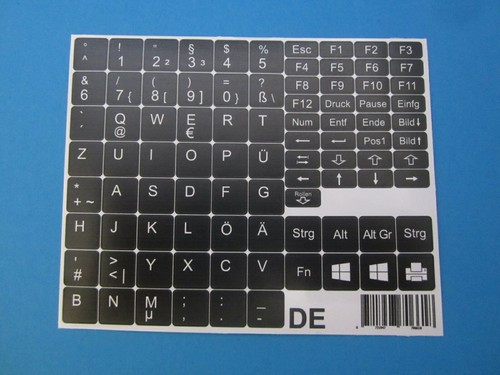 Autocollants clavier pc - autocollants, de