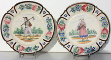 ASSIETTES EN FAIENCE DE