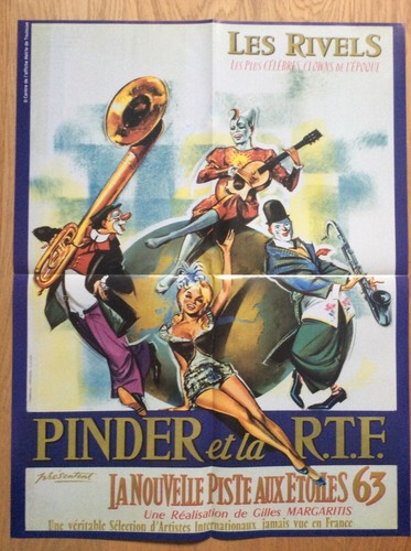 Affiche cirque pinder - affiche,
