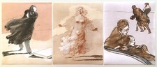 Lot de 3 lithographies en
