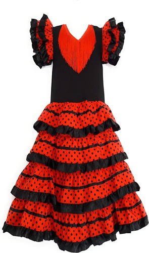 Robe flamenco sevillane pour - sevillane,