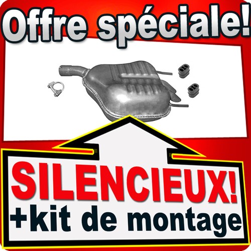 Silencieux arriere pour - pour, saab