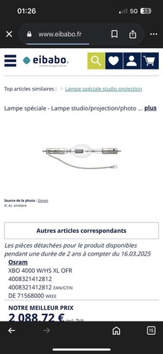 Lampe neuve pour projecteur - , de