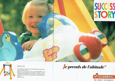 publicité Advertising 0923  1991   Clairbois jeux jouets  aeroclub 2 pages