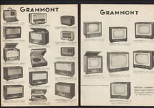 MALAKOFF (92) TELEVISIONS RADIOS ELECTROPHONES "GRAMMONT" Période 1950