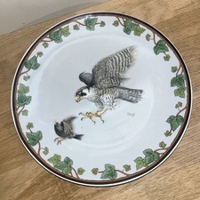 Assiette De Collection Décor  Oiseaux Aigle Villeroy & Boch Heinrich 1979