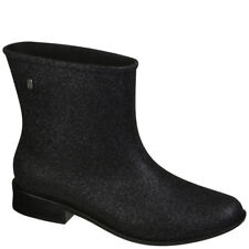 NEW MELISSA Moon Dust Black Silver GLITTER Ankle Boot Boots Shoes  US 5