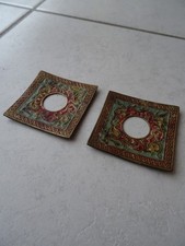 2 Anciennes Bobèches bronze